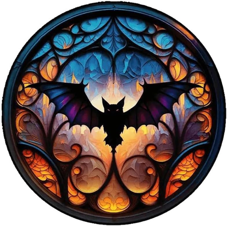 MIFYNN Gothic Bat Glass Pendant Necklace for Women Vintage Gothic Rope Chain Witch Bat Choker Dark Punk Style Necklace Victoria Emboss Necklaces Mystic Witch Jewelry Accessories - Image 3